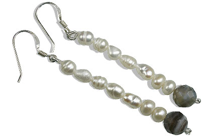 SKU 16392 - a Pearl earrings Jewelry Design image