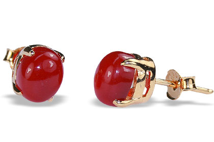 SKU 16435 - a Carnelian earrings Jewelry Design image