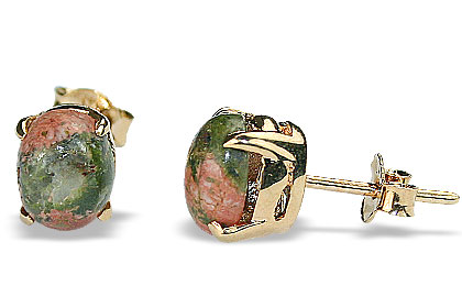 SKU 16438 - a Unakite earrings Jewelry Design image