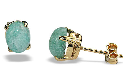 SKU 16447 - a Amazonite earrings Jewelry Design image