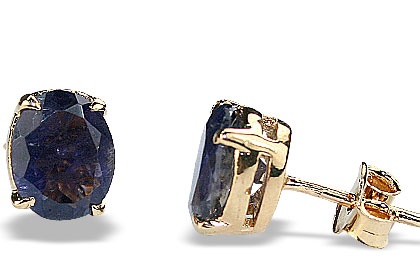 SKU 16450 - a Iolite earrings Jewelry Design image