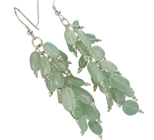 SKU 16511 - a Aventurine earrings Jewelry Design image