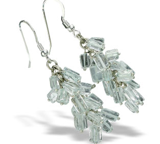 SKU 16518 - a Aquamarine earrings Jewelry Design image