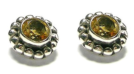 SKU 1666 - a Citrine Earrings Jewelry Design image