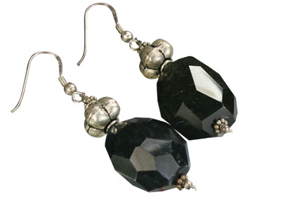SKU 16728 - a Onyx Earrings Jewelry Design image