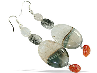 SKU 16731 - a Onyx Earrings Jewelry Design image