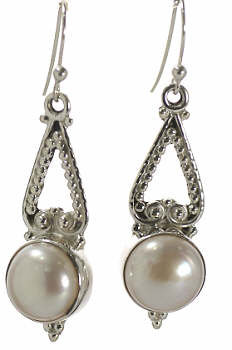 SKU 16795 - a Pearl Earrings Jewelry Design image