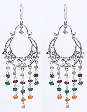 SKU 17257 - a Onyx Earrings Jewelry Design image
