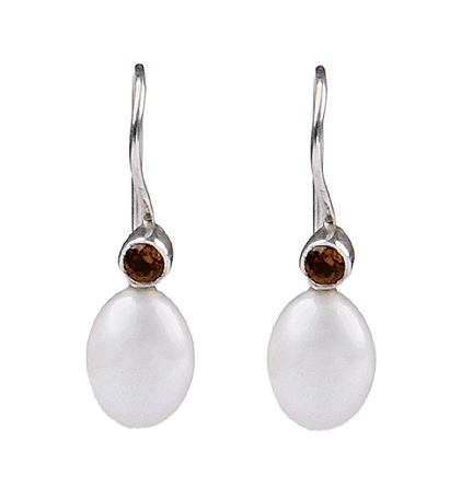SKU 17261 - a Pearl Earrings Jewelry Design image
