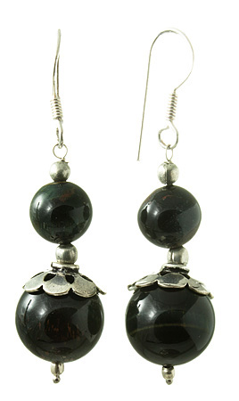 SKU 17630 - a Tiger eye Earrings Jewelry Design image