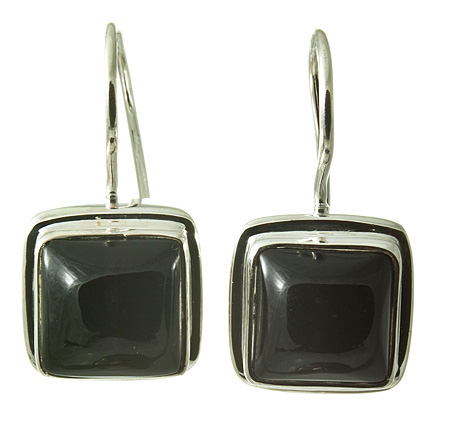 SKU 17644 - a Onyx Earrings Jewelry Design image