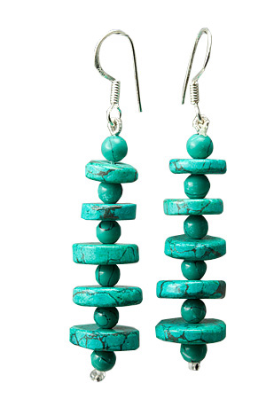 SKU 17652 - a Howlite Earrings Jewelry Design image