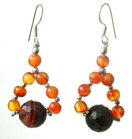 SKU 17674 - a Onyx Earrings Jewelry Design image