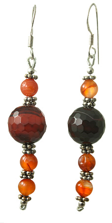 SKU 17675 - a Onyx Earrings Jewelry Design image