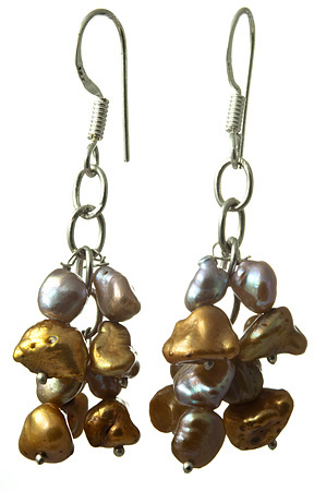SKU 17680 - a Pearl Earrings Jewelry Design image