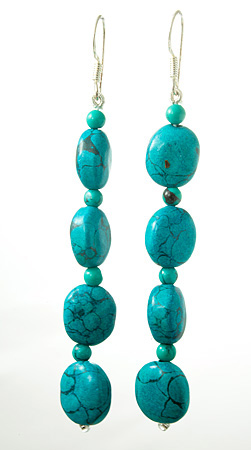 SKU 17714 - a Howlite Earrings Jewelry Design image