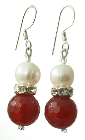 SKU 17716 - a Carnelian Earrings Jewelry Design image
