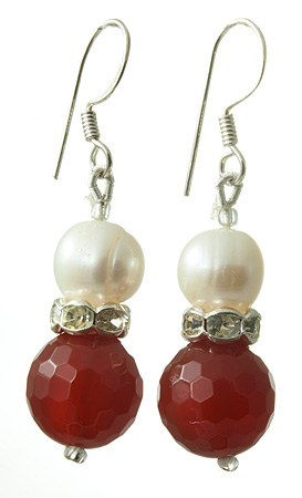 SKU 17716 - a Carnelian Earrings Jewelry Design image