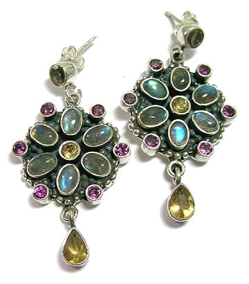 SKU 1784 - a Labradorite Earrings Jewelry Design image