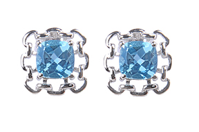 SKU 18056 - a Topaz Earrings Jewelry Design image