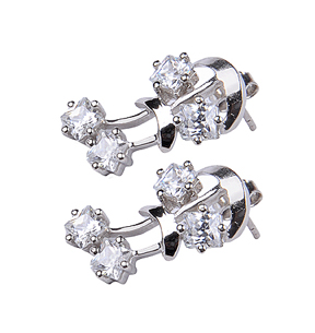 SKU 18062 - a Crystal Earrings Jewelry Design image