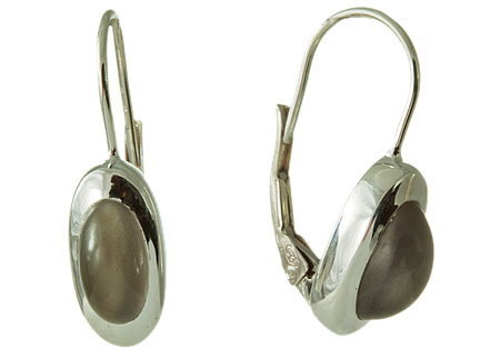 SKU 18123 - a Moonstone Earrings Jewelry Design image