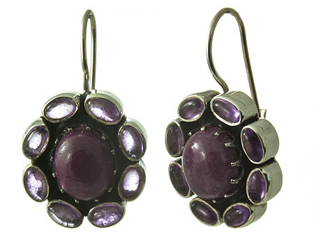 SKU 18124 - a Ruby Earrings Jewelry Design image