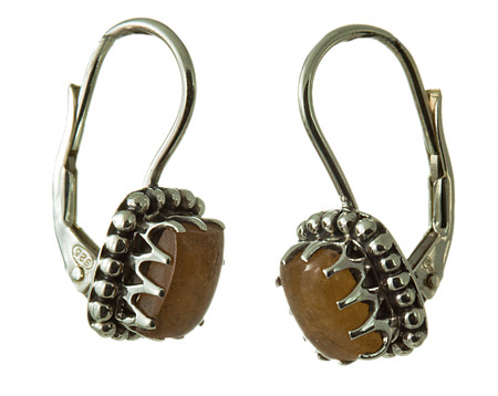 SKU 18126 - a Onyx Earrings Jewelry Design image