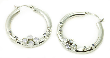 SKU 18134 - a Topaz Earrings Jewelry Design image