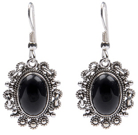 SKU 18327 - a Onyx Earrings Jewelry Design image