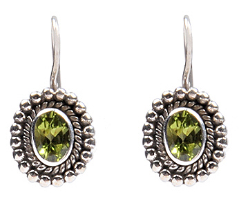 SKU 18331 - a Peridot Earrings Jewelry Design image