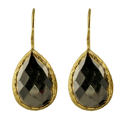 SKU 18611 - a Pyrite Earrings Jewelry Design image
