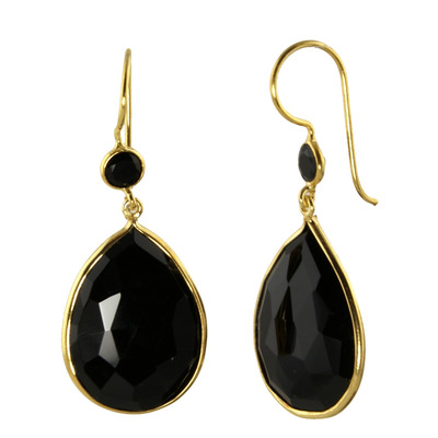 SKU 18613 - a Onyx Earrings Jewelry Design image