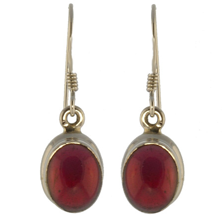 SKU 18660 - a Garnet Earrings Jewelry Design image