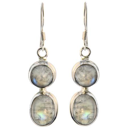 SKU 18737 - a Moonstone Earrings Jewelry Design image