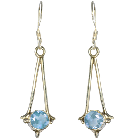 SKU 18760 - a Topaz Earrings Jewelry Design image
