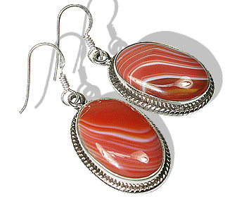 SKU 20919 - a Sardonyx Earrings Jewelry Design image