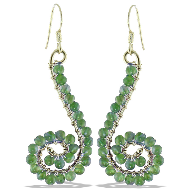 SKU 20977 - a Peridot Earrings Jewelry Design image