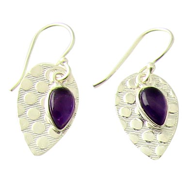 SKU 21058 - a Amethyst Earrings Jewelry Design image
