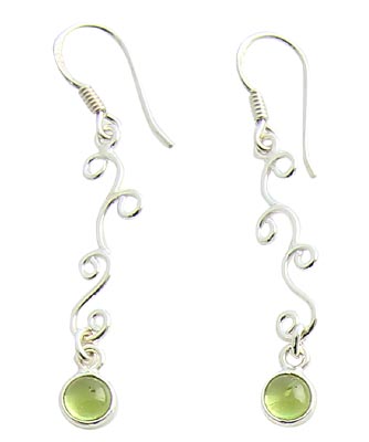 SKU 21059 - a Peridot Earrings Jewelry Design image