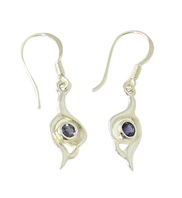 SKU 21068 - a Iolite Earrings Jewelry Design image