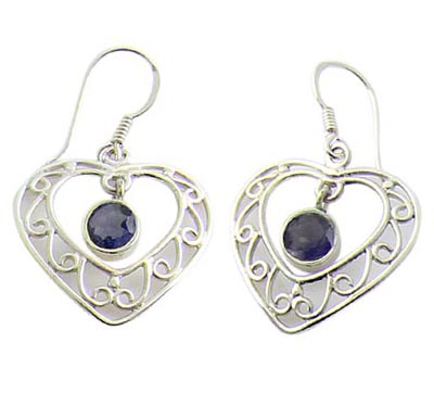 SKU 21071 - a Iolite Earrings Jewelry Design image