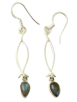 SKU 21075 - a Labradorite Earrings Jewelry Design image