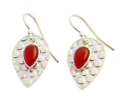 SKU 21076 - a Carnelian Earrings Jewelry Design image