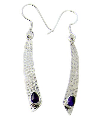 SKU 21077 - a Amethyst Earrings Jewelry Design image