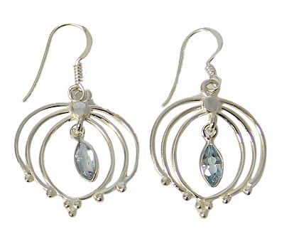 SKU 21079 - a Topaz Earrings Jewelry Design image