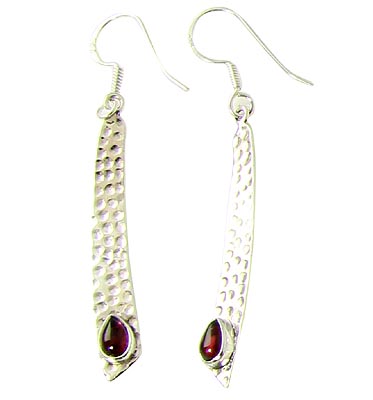 SKU 21081 - a Garnet Earrings Jewelry Design image