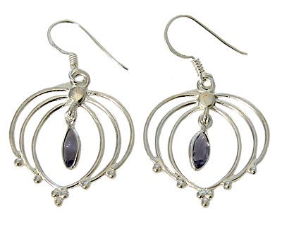 SKU 21085 - a Iolite Earrings Jewelry Design image
