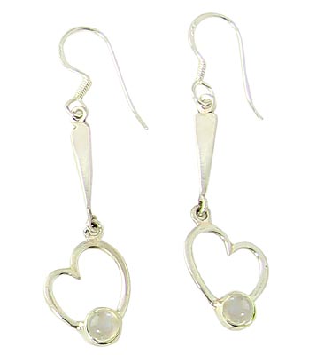 SKU 21087 - a Moonstone Earrings Jewelry Design image