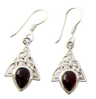 SKU 21093 - a Garnet Earrings Jewelry Design image